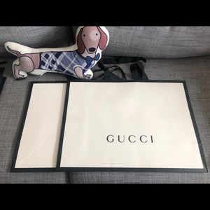 Authentic Gucci shopping bag one